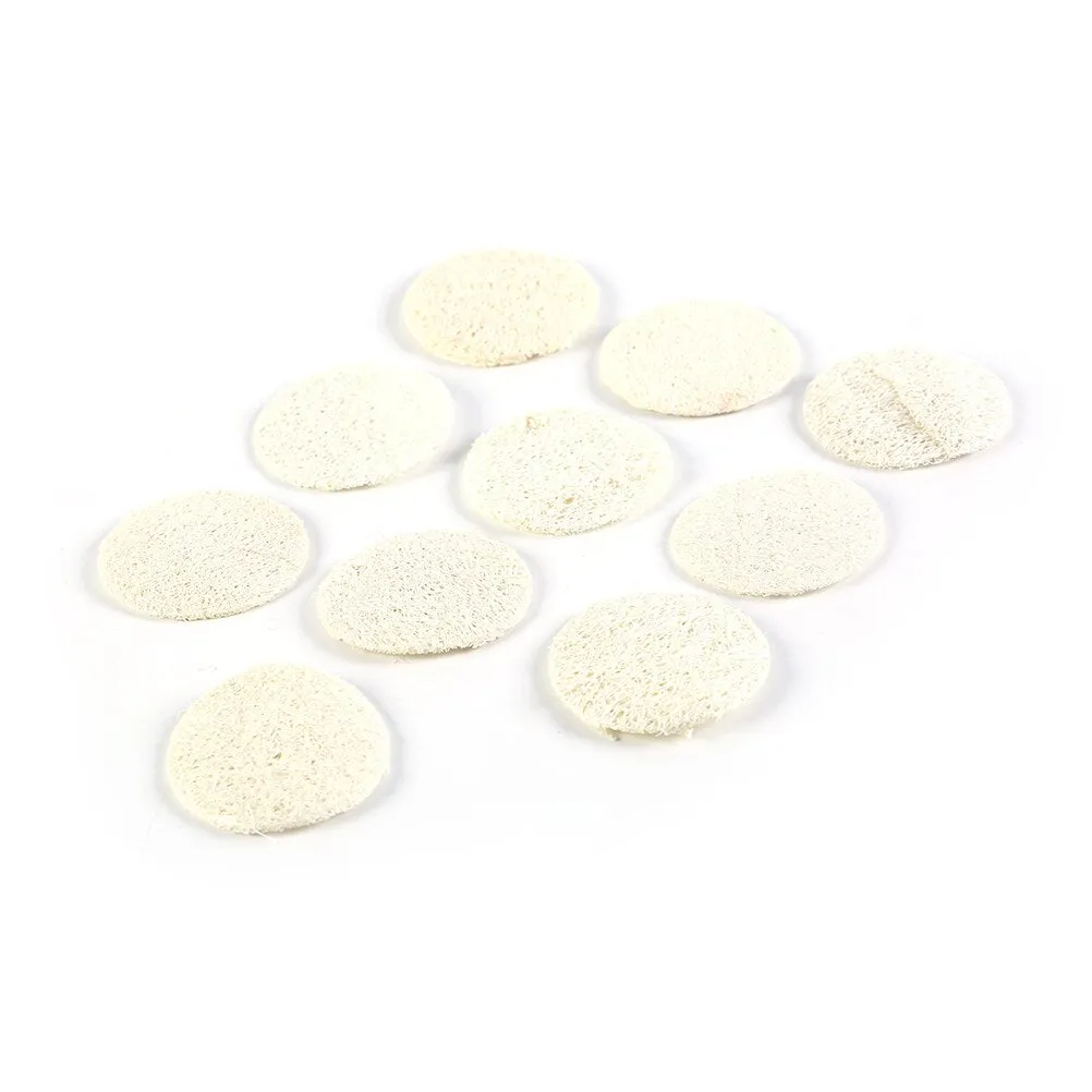 10PCS Natural Loofah Sponge Bath Rub Exfoliate Bath Glove Oval Bath Towel