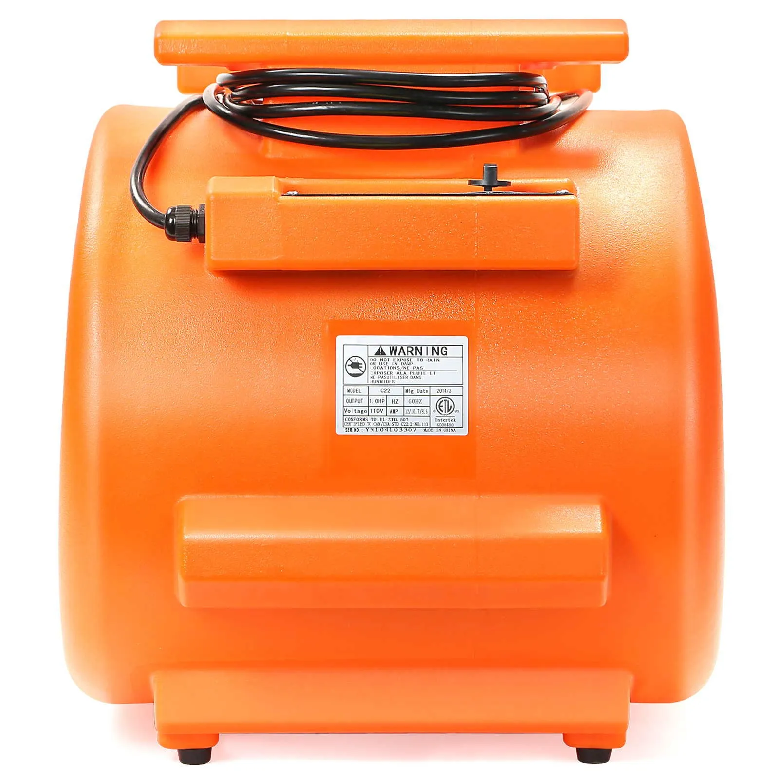 6 Stackable Air Mover Carpet Dryers 3 Speed 1 HP Industrial Floor Fans