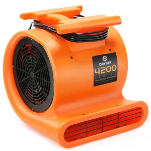 6 Stackable Air Mover Carpet Dryers 3 Speed 1 HP Industrial Floor Fans