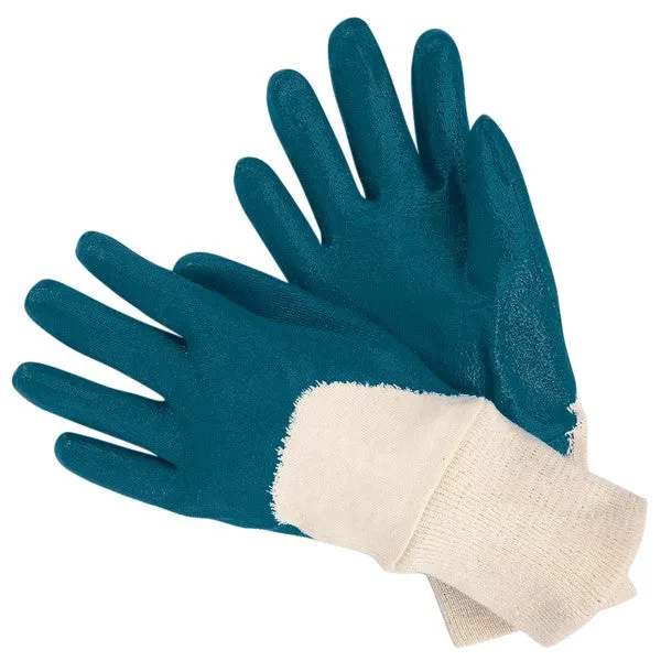 97980L MCR Safety Predalite Gloves, Large, Nitrile, White, 11 Inch L