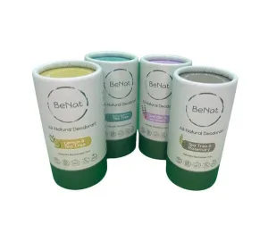 All Natural, Plastic-Free Deodorants. 3oz.