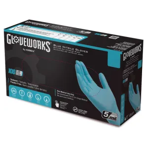 Ammex INPF44100 Disposable Gloves