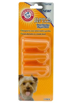 Arm &amp; Hammer Finger Toothbrushes for Dogs (Available in a pack of 24)