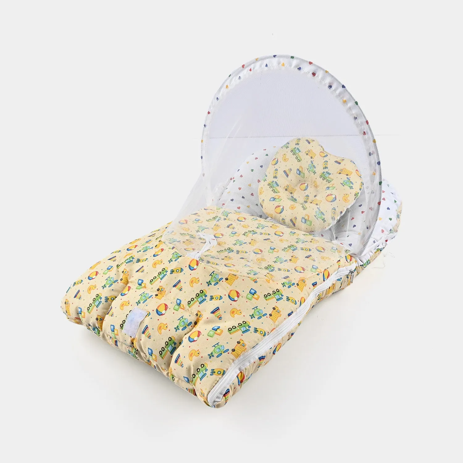 Baby Carry Nest With Net Car | Yellow