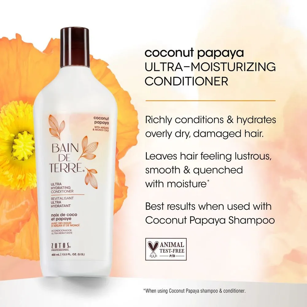 Bain de Terre Bain de Terre® Ultra Hydrating Conditioner, Coconut Papaya