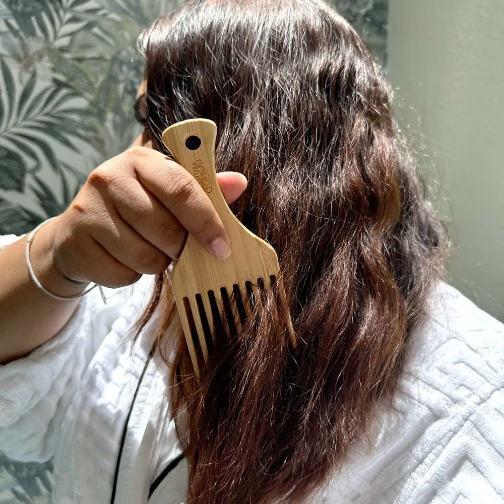 Bamboo Pick Comb