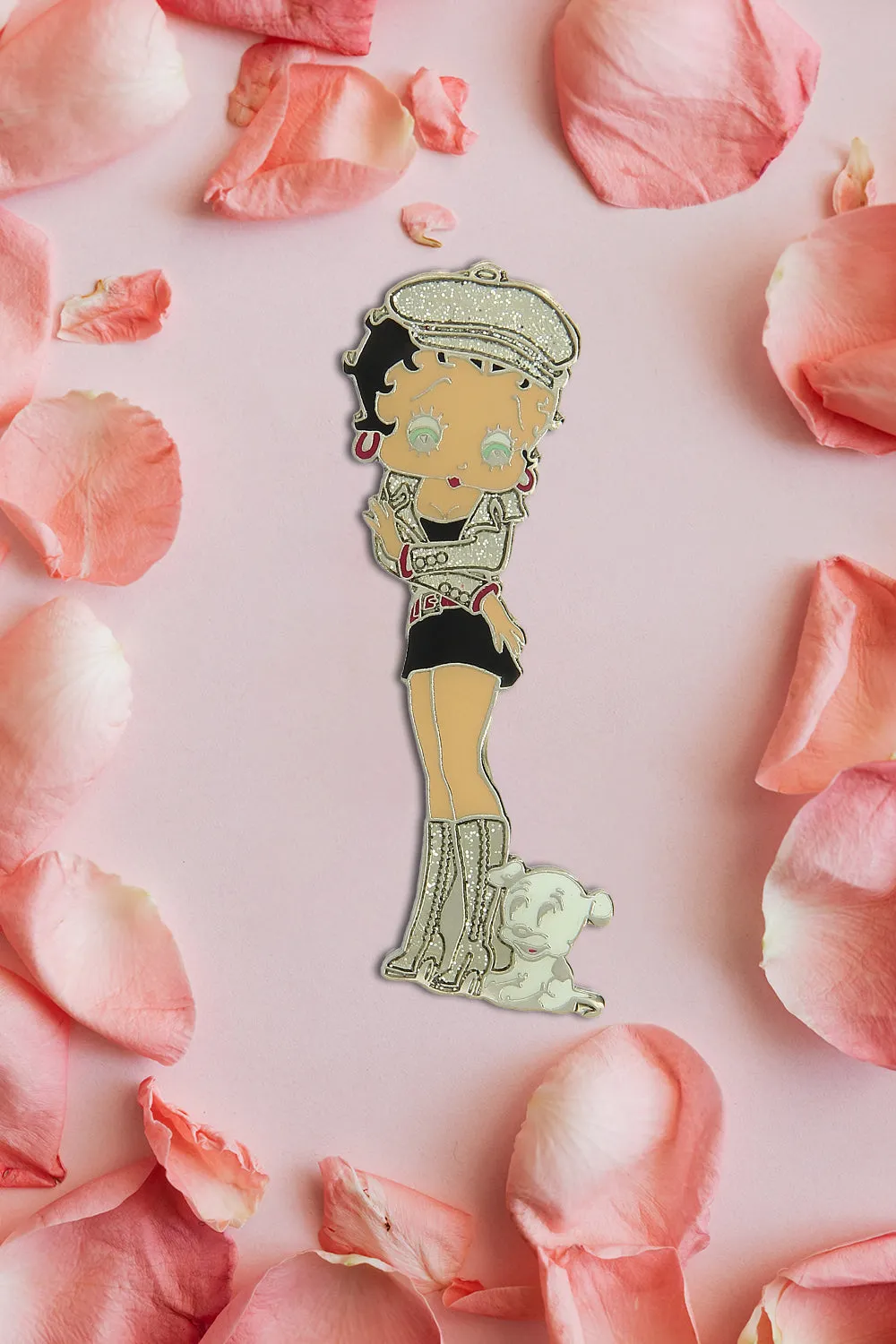 Betty Boop London Fridge Magnet Enamel