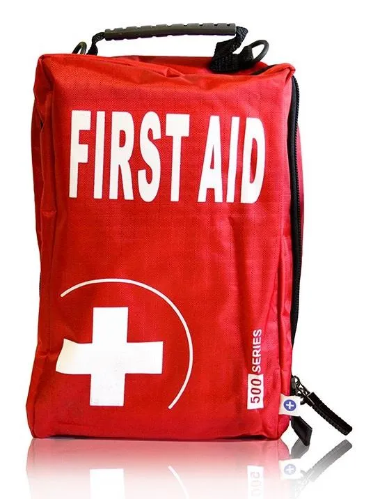 Blue Dot Motorist First Aid Kit Packed In Series Bag Red - 1047196