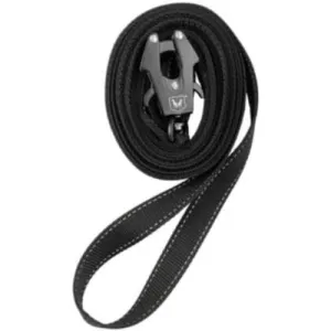 Boss Dog TPU Polyester Webbing Dog Leash 6' x 1/2" Black