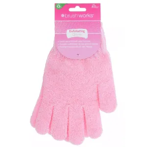 Brushworks Exfoliating Gloves, 1 Pair