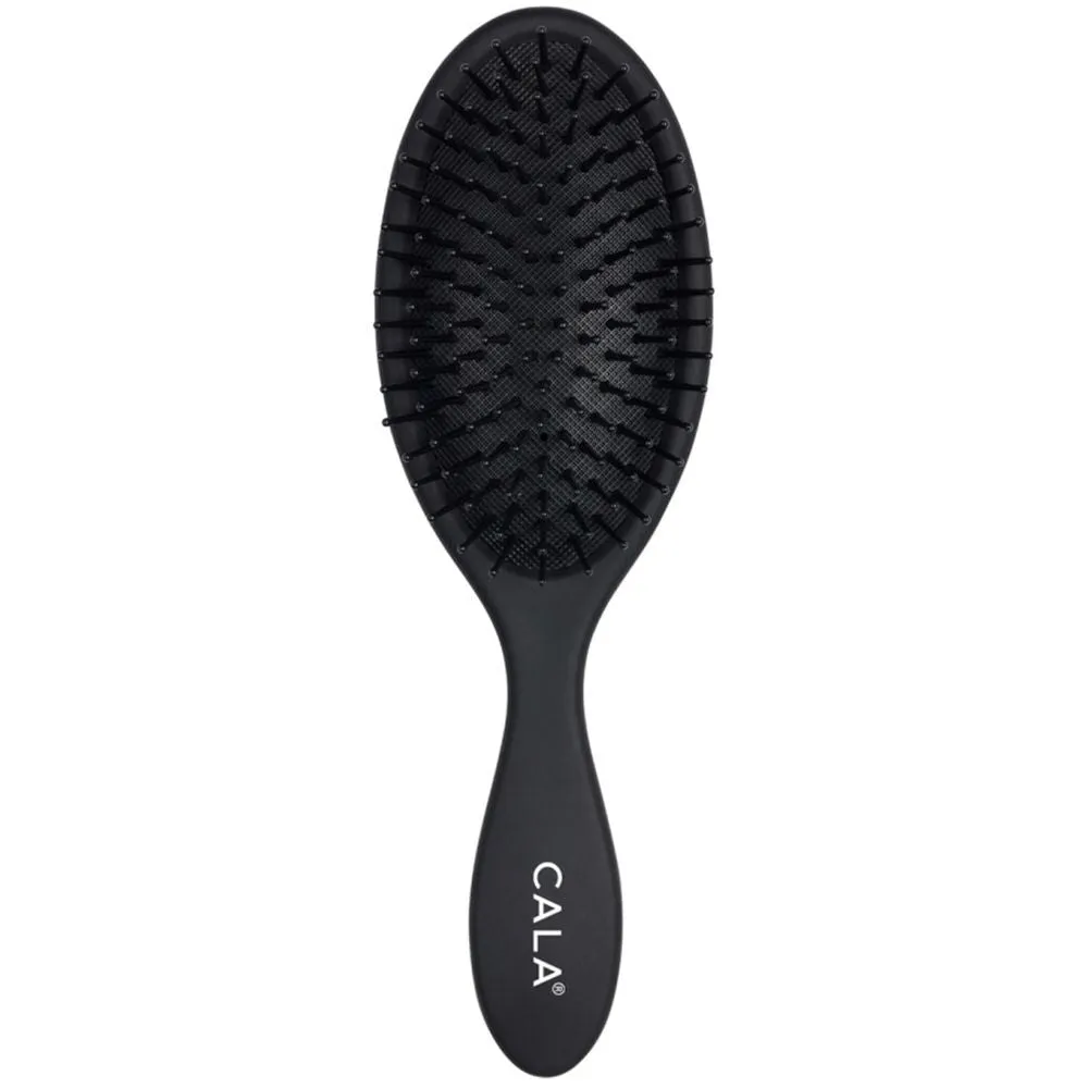 Cala Soft Touch Oval Hair Brush (Black)