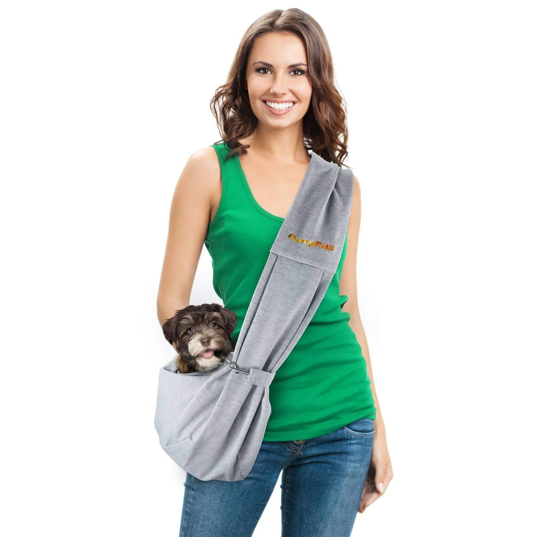 Classic Grey Pet Sling Carrier