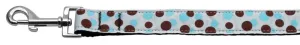 Confetti Dots Nylon Collar Baby Blue 1 wide 6ft Lsh