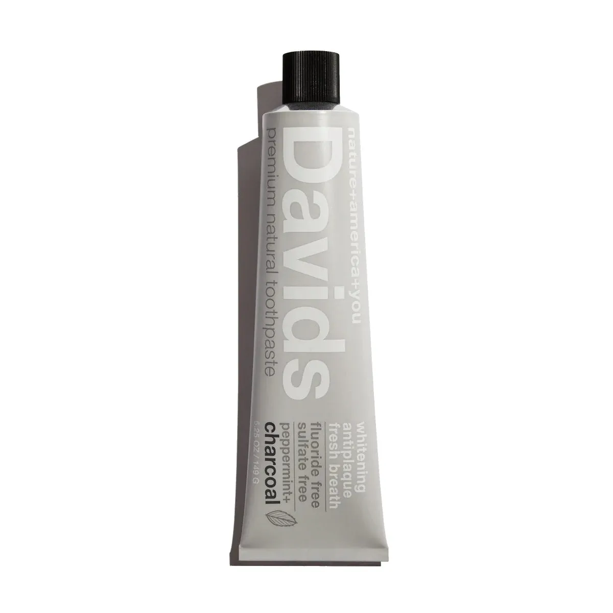 DAVID'S NATURAL TOOTHPASTE - Davids Premium Natural Toothpaste / Charcoal   Peppermint