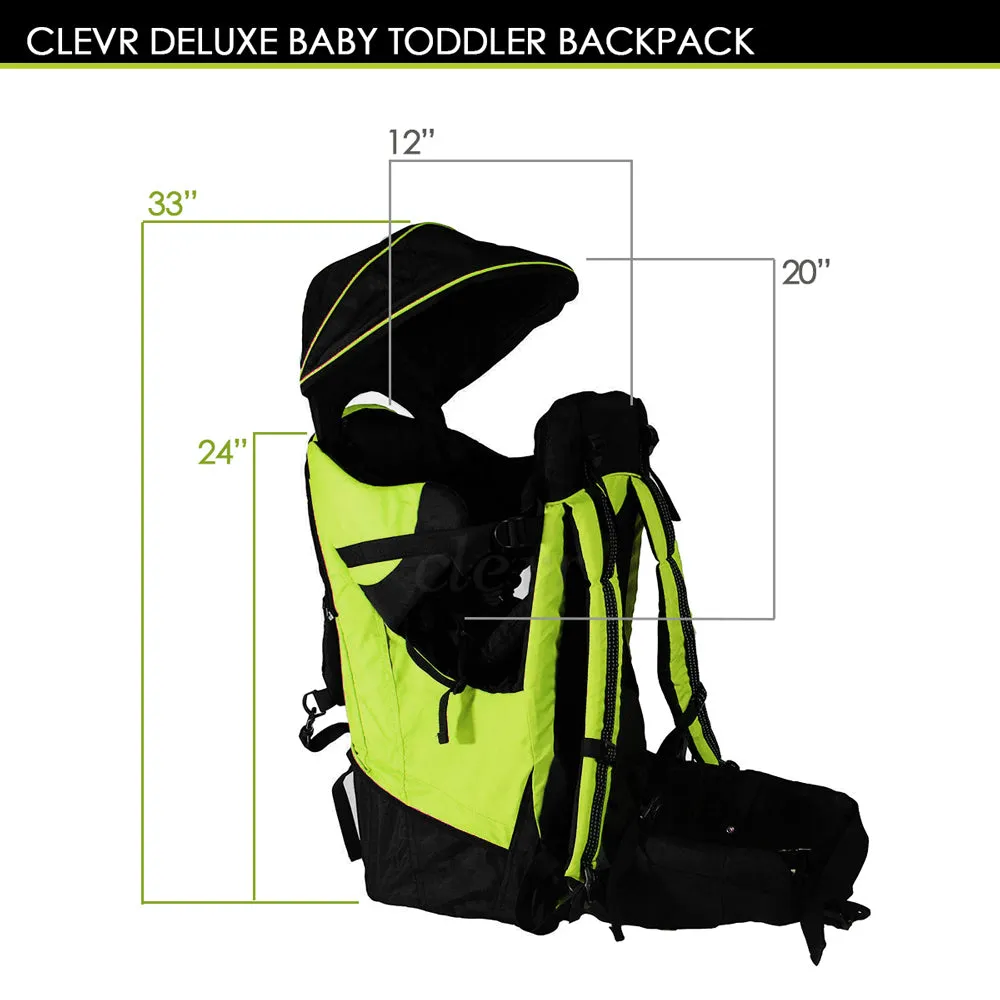 Deluxe Baby Backpack Child Carrier, Green