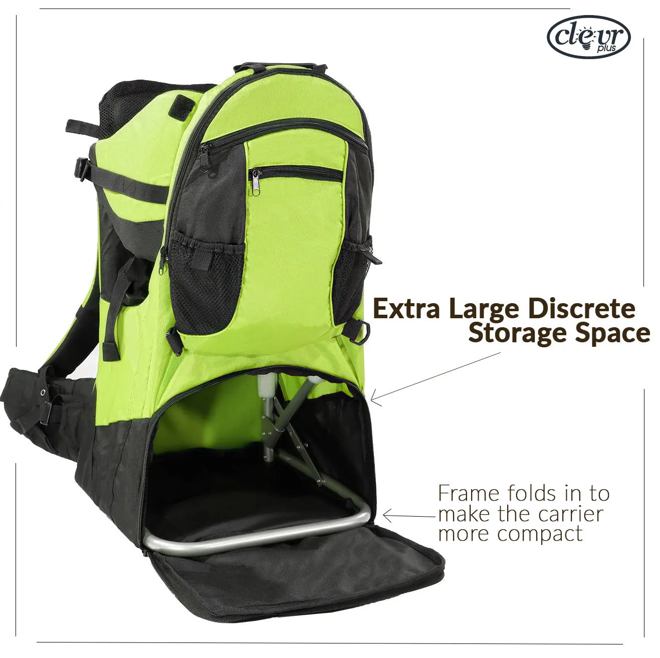 Deluxe Baby Backpack Child Carrier, Green