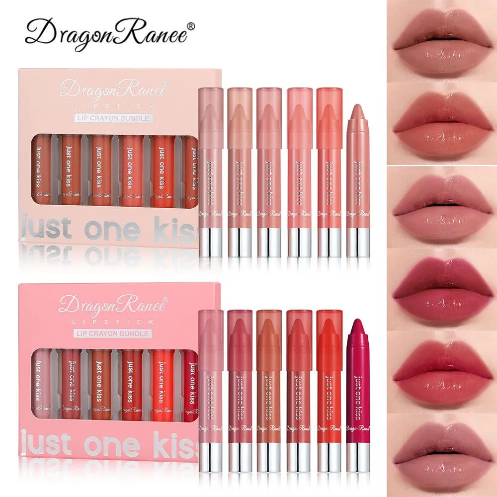 DRAGON RANEE Just One Kiss Long lasting matte lipstick set 2.5g*6PC - DR103