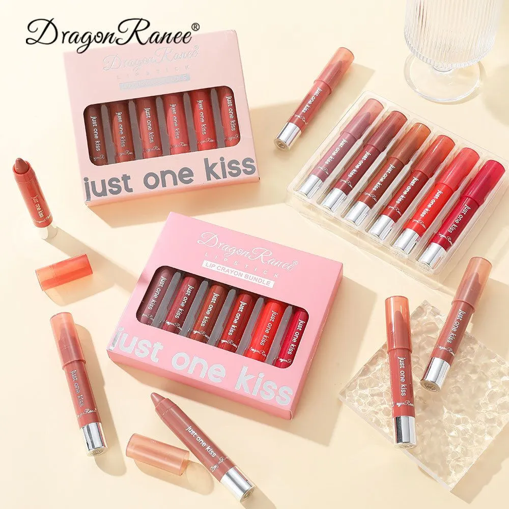 DRAGON RANEE Just One Kiss Long lasting matte lipstick set 2.5g*6PC - DR103