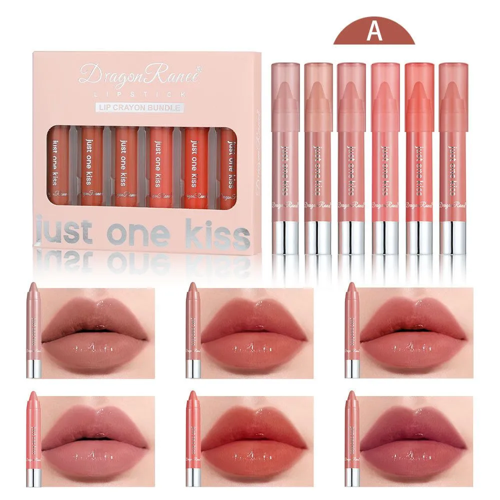 DRAGON RANEE Just One Kiss Long lasting matte lipstick set 2.5g*6PC - DR103