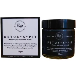 Earths Purities Detox-A-Pit Charcoal Underarm Detox