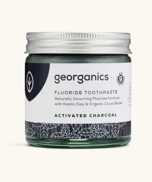 Georganics Fluoride Toothpaste - Charcoal