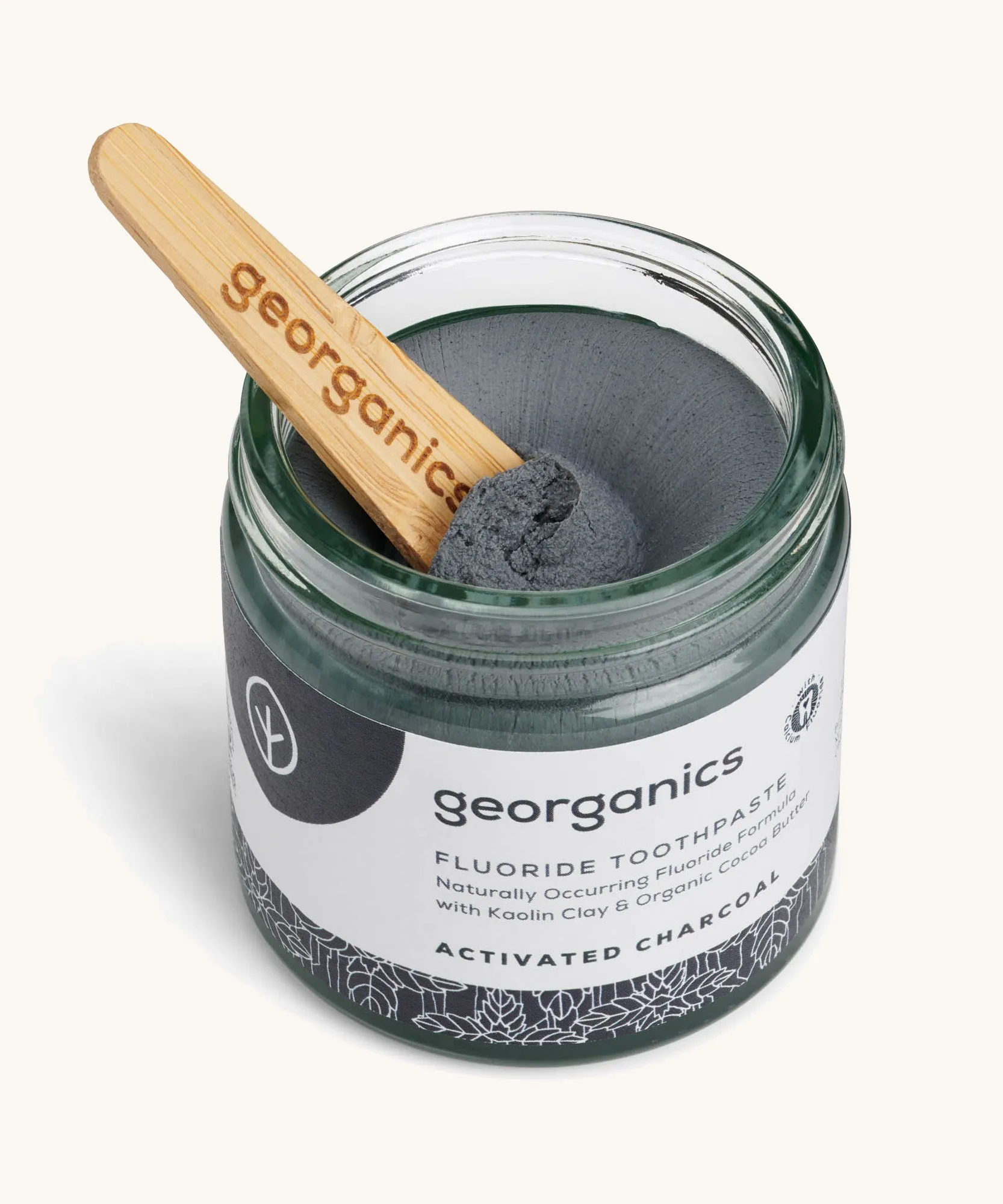 Georganics Fluoride Toothpaste - Charcoal