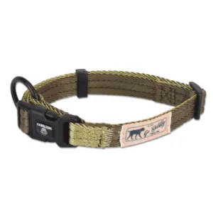 Hamilton Dog Collar - Woodland - Brown/Gold