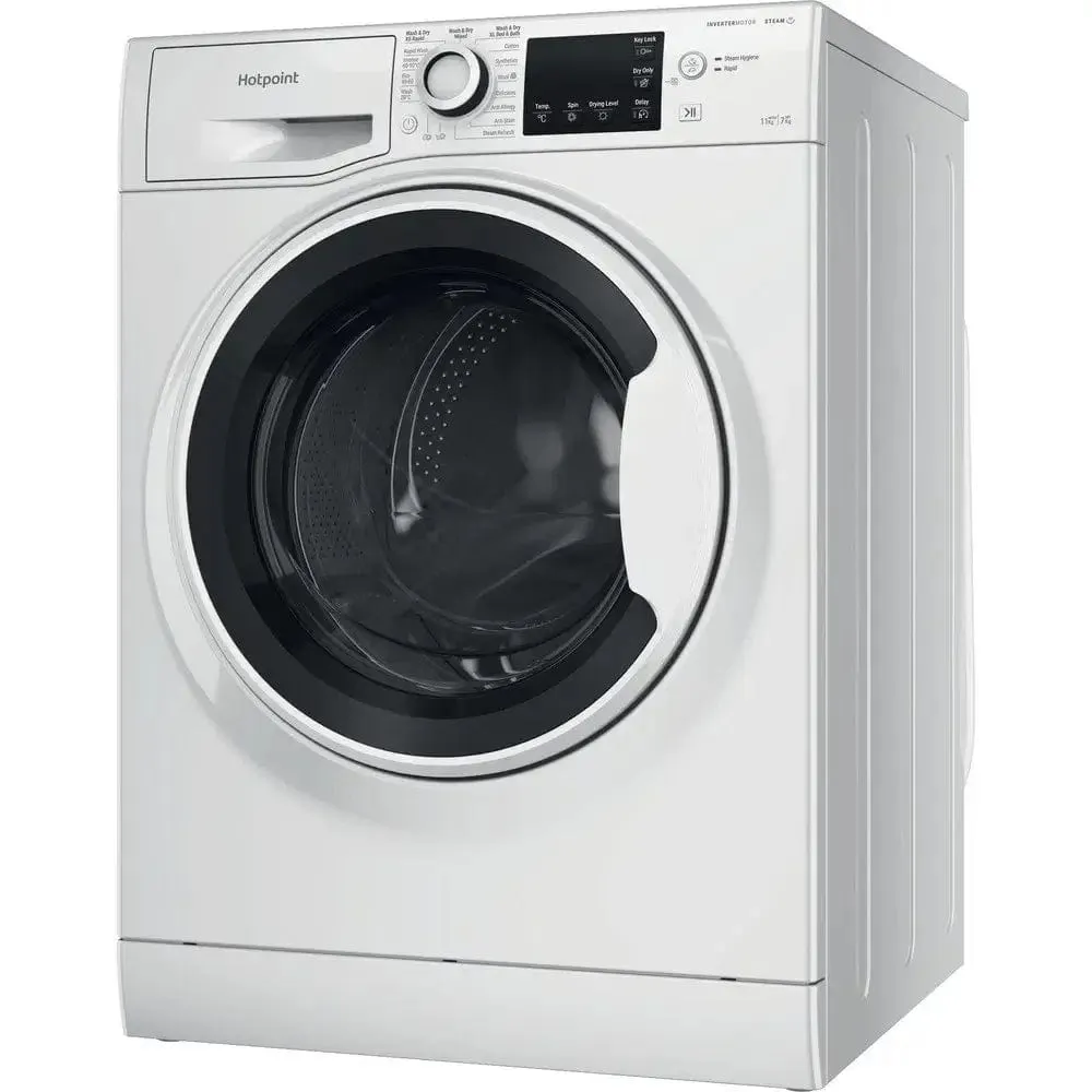 Hotpoint NDB11724WUK 11 7Kg Washer Dryer with 1600 Rpm, 59.5cm Wide - White