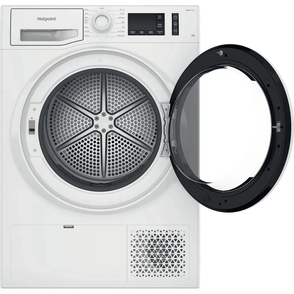 Hotpoint NTM1182UK 8kg Heat Pump Tumble Dryer White