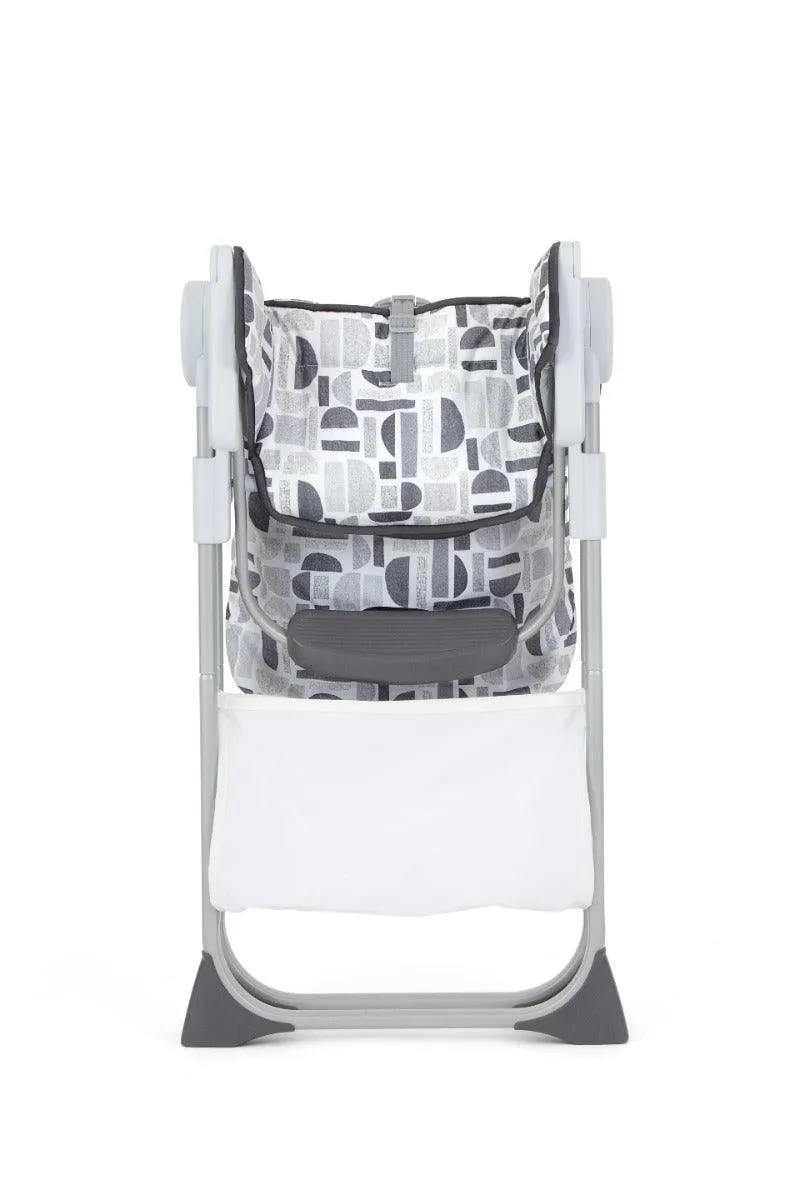 Joie Mimzy Snacker 2 in 1 High Chair Logan - Portable Booster Seat For Ages 0-3 Years