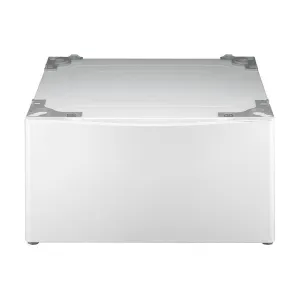 LG - 27" Laundry Pedestal with Storage Drawer - White