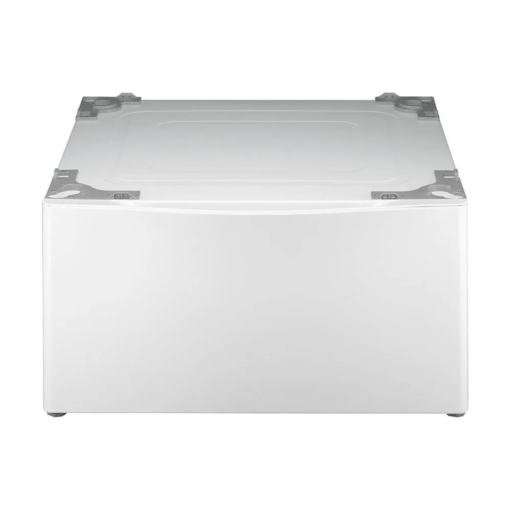 LG - 27" Laundry Pedestal with Storage Drawer - White