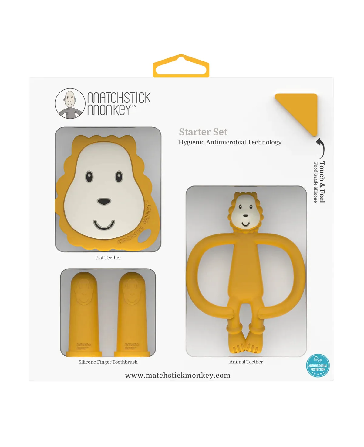 Matchstick Monkey Teething Starter Set - Ludo Lion