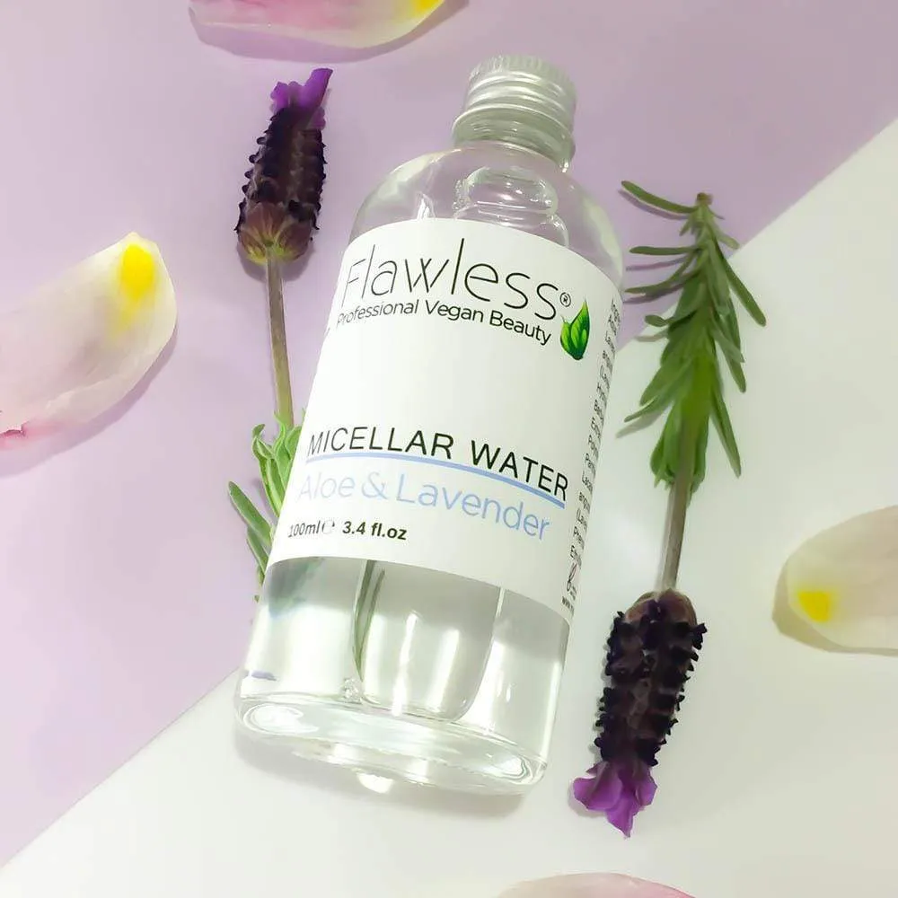 Micellar Water Make-Up Remover - Aloe & Lavender by Flawless Skincare