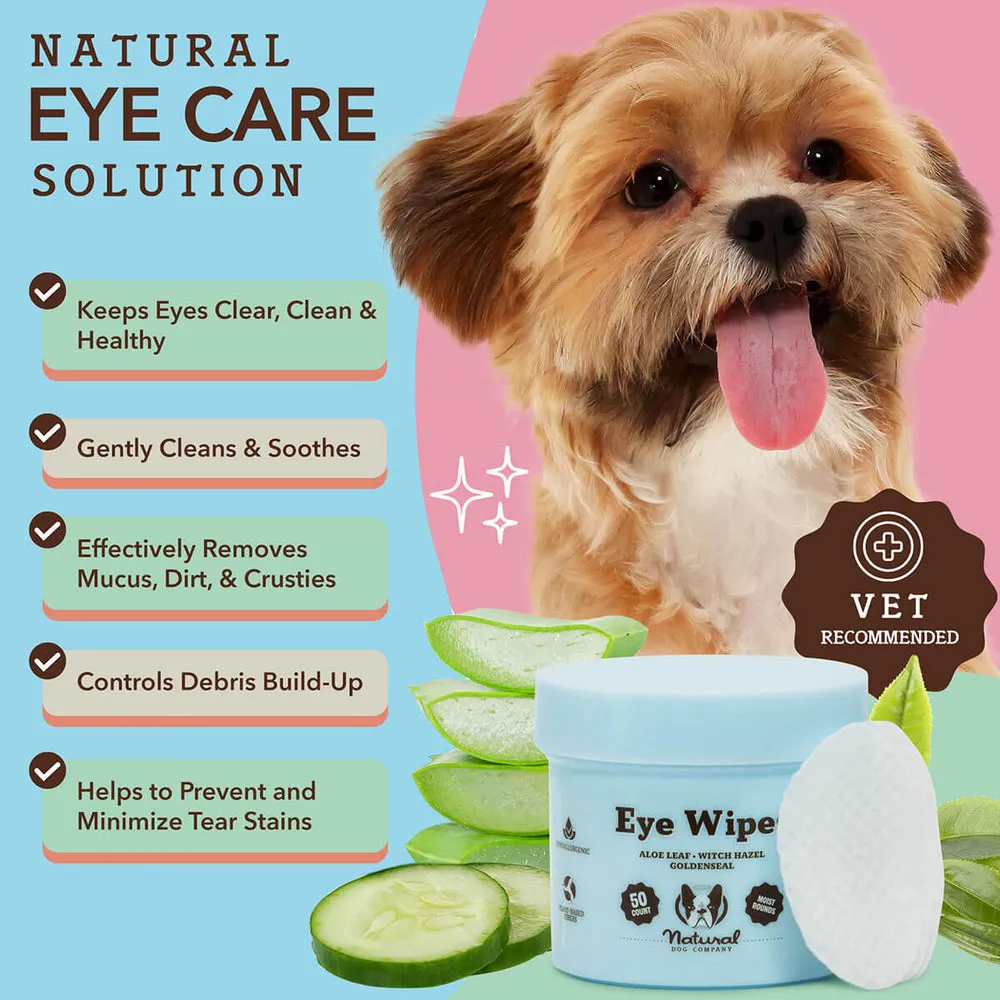 Natural Dog Company Eye Soother Wipes