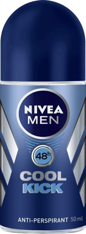 Nivea Men Cool Kick Deodorant For Men Fresh Scent Roll-on