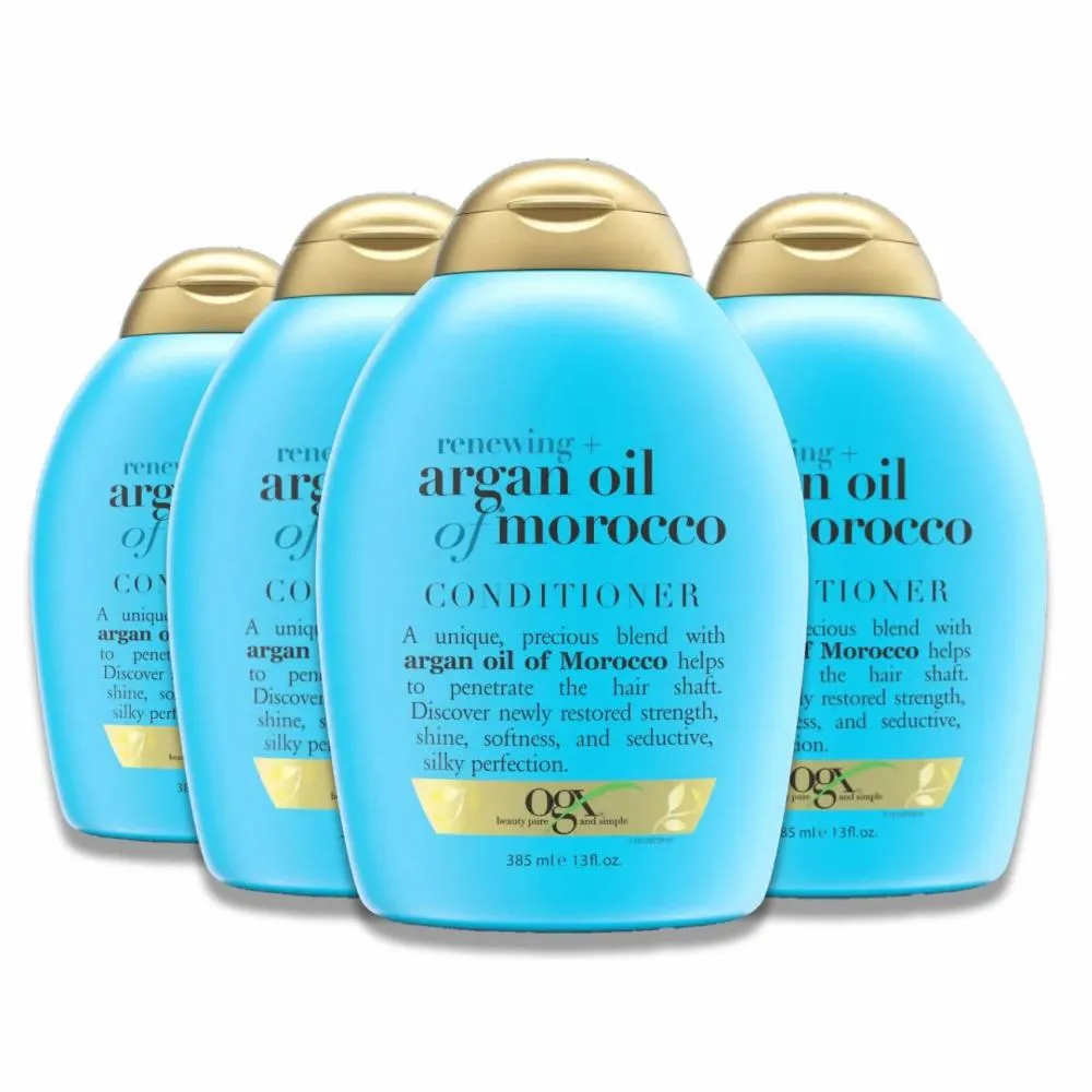 OGX - Renewing Argan Oil Of Morocco Conditioner - 13 Oz - 4 Pack