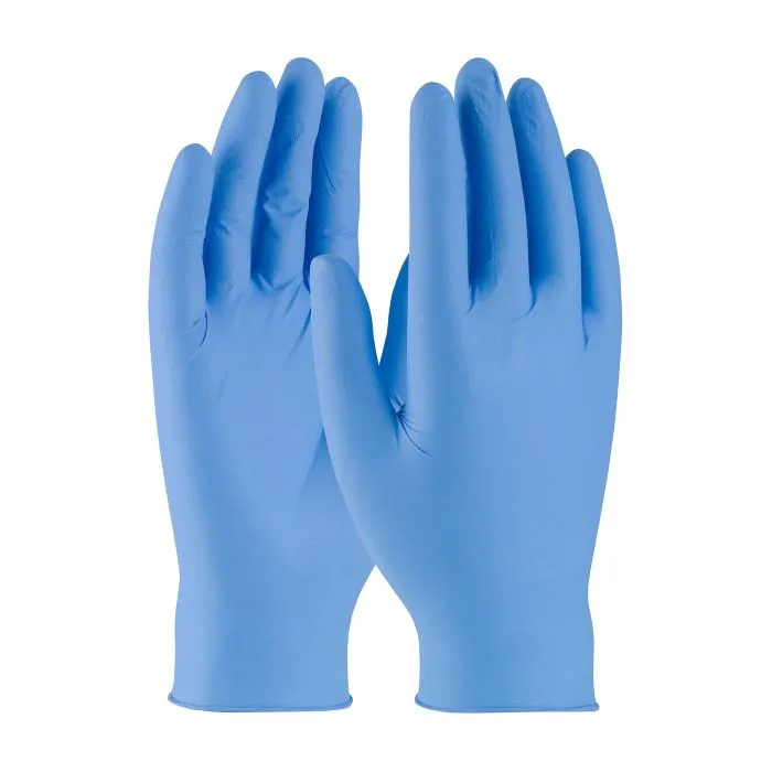 PIP Ambi-dex Octane 63-230PF/S 3 Mil Disposable Nitrile Glove, Powder Free with Textured Grip, Blue, Small, Box of 100