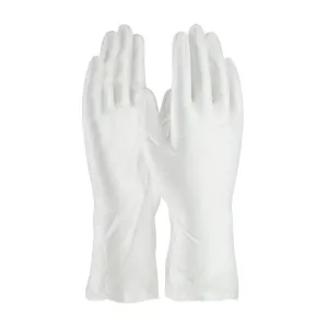 PIP CleanTeam 100-2830-M Single Use Class 10 Cleanroom Vinyl Glove with Finger Textured Grip - 12", Clear, Medium, Case of 120