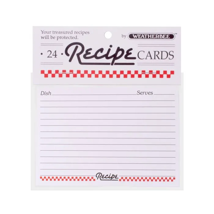 Recipe Cards. 3"x5"