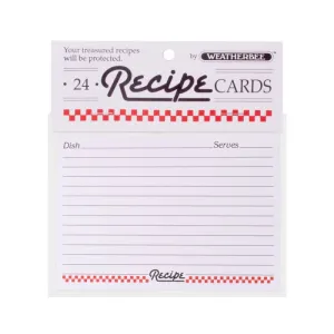 Recipe Cards. 3"x5"