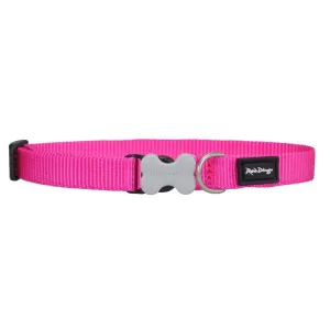 Red Dingo Dog Collar Hot Pink M (15mm x 24-36cm)