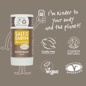 Salt of The Earth Natural Deodorant Stick (Refillable) - Amber & Sandalwood