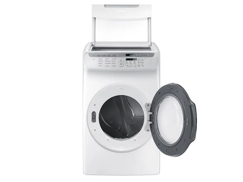 Samsung DVG55M9600W 7.5 cu. ft. Smart Gas Dryer with FlexDry™ in White