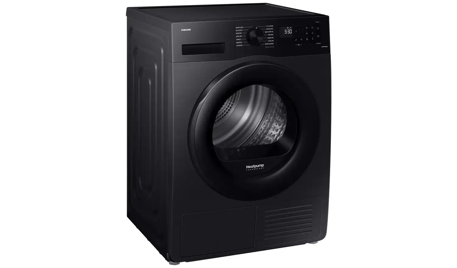 Samsung Series 5 DV90CGC0A0ABEU with OptimalDry 9 kg Heat Pump Tumble Dryer Black