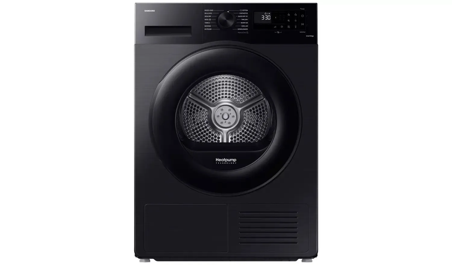 Samsung Series 5 DV90CGC0A0ABEU with OptimalDry 9 kg Heat Pump Tumble Dryer Black