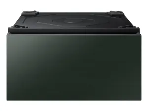 Samsung WE502NG Bespoke 27" Laundry Pedestal with Storage Drawer in Forest Green