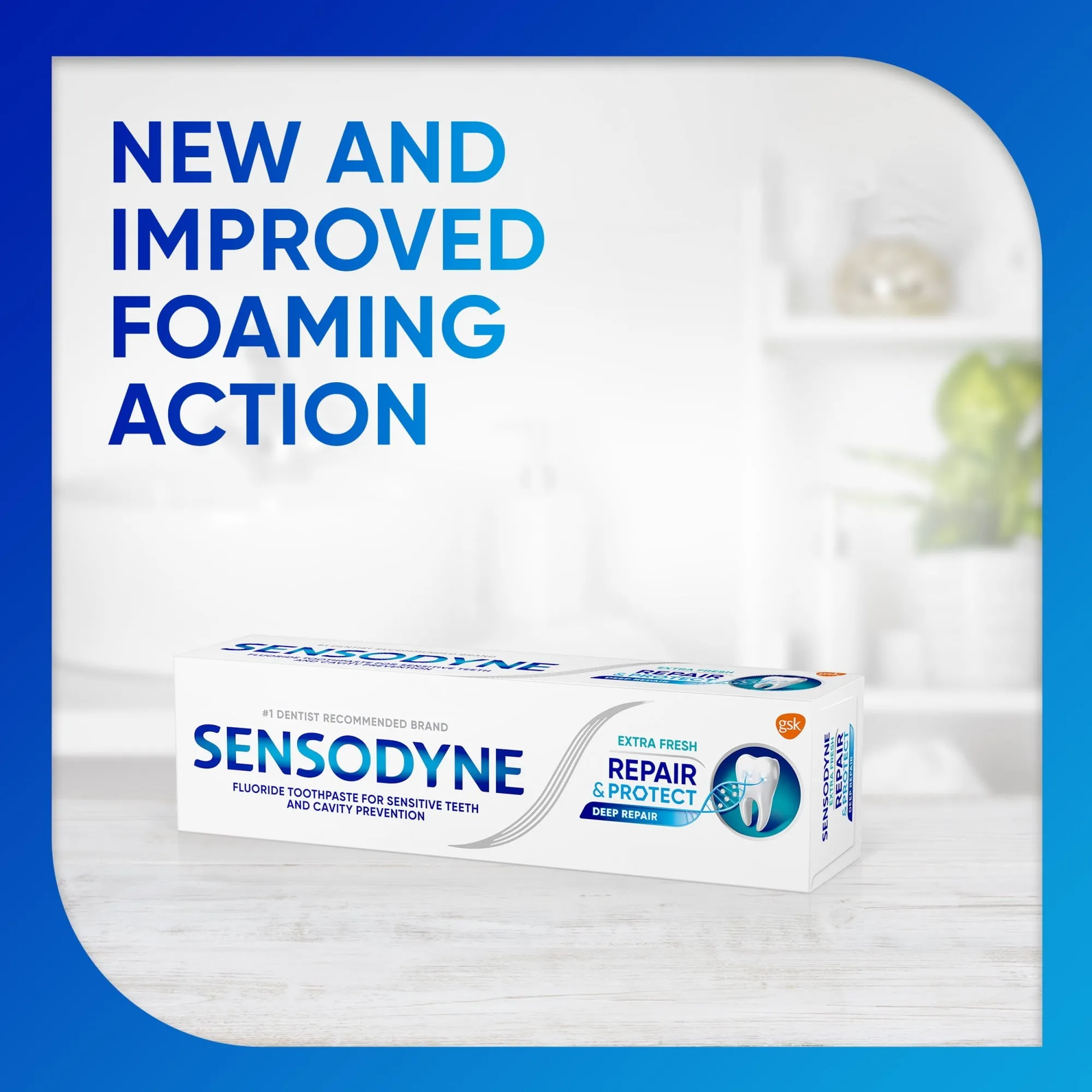 Sensodyne Repair and Protect Sensitive Toothpaste, Extra Fresh, 3.4 Oz