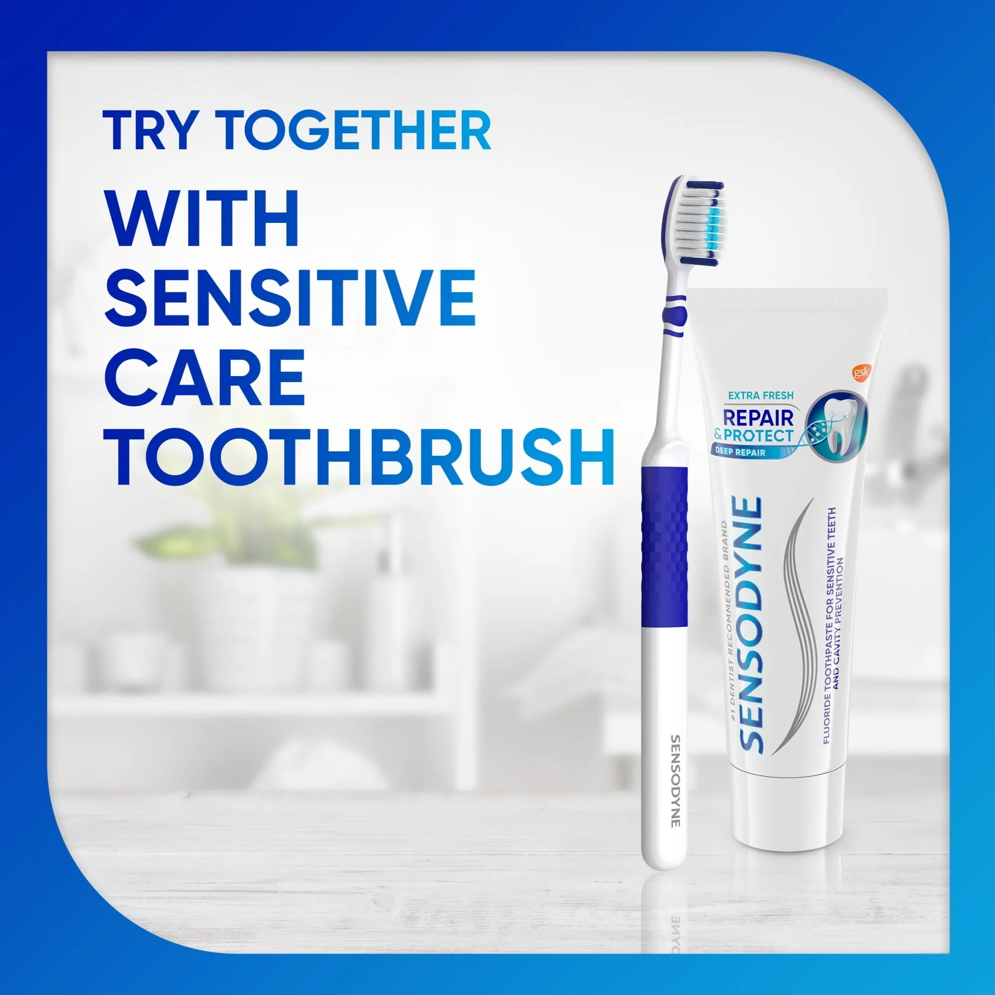 Sensodyne Repair and Protect Sensitive Toothpaste, Extra Fresh, 3.4 Oz