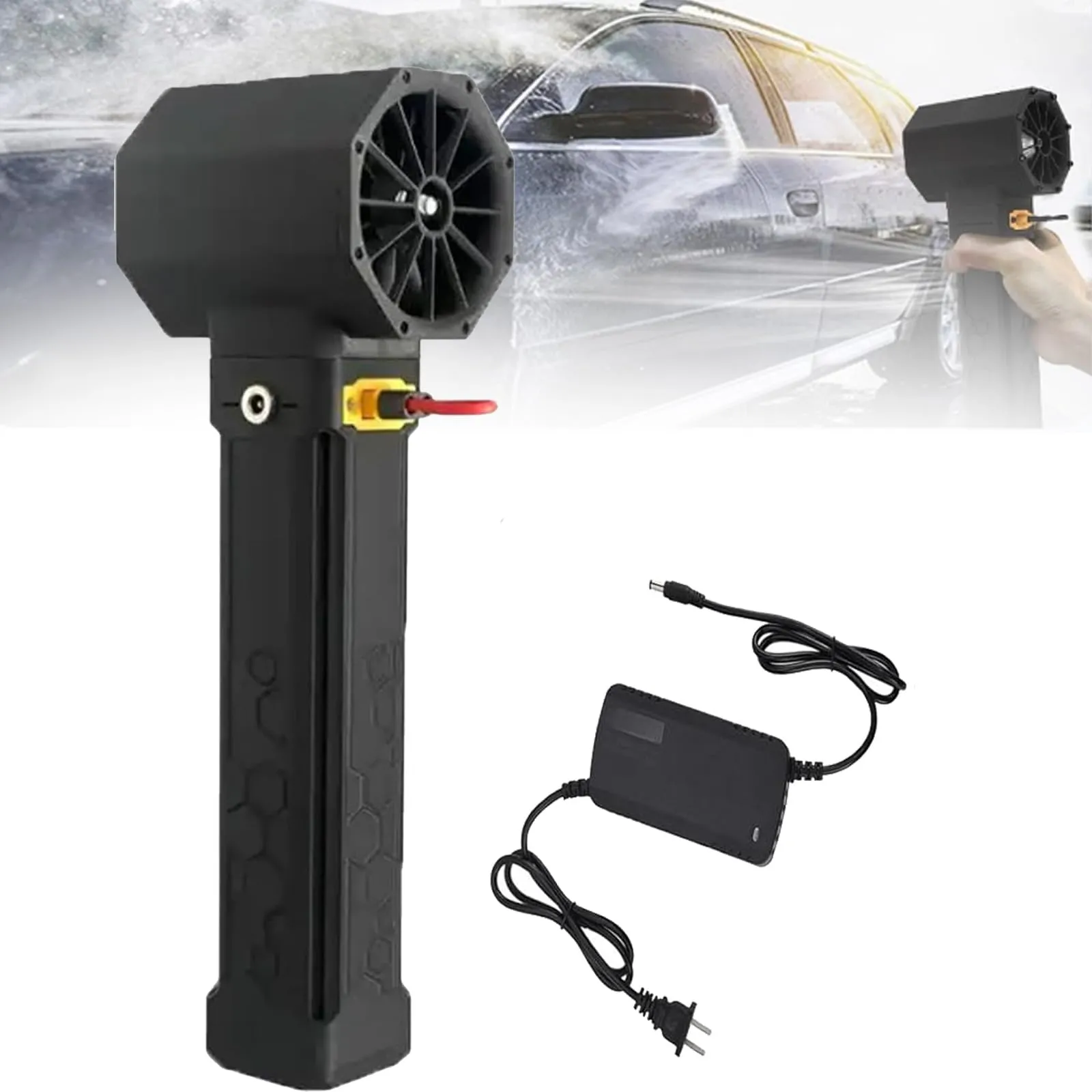 Turbodry Car Dryer, Turboglass Car Blower, Turbo Glass Blower, Portable Cordless Turbodry Plus Car Dryer, High Pressure Air Blower,Handheld Powerful Car Dryer,for Computer Keyboard,Car,Home (Upgraded)